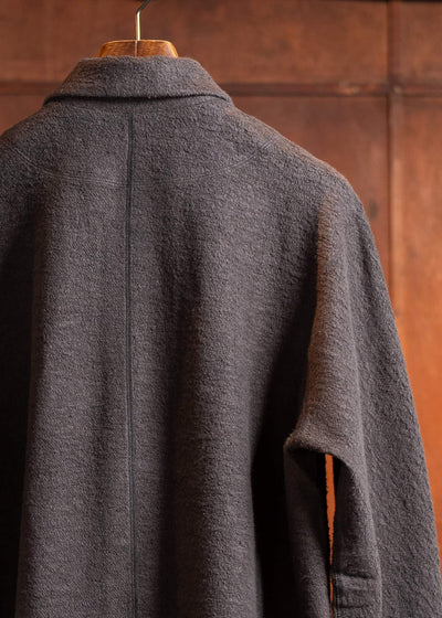 Jurgen Lehl Cotton Linen Pile Blouson Ink J0551UJM121