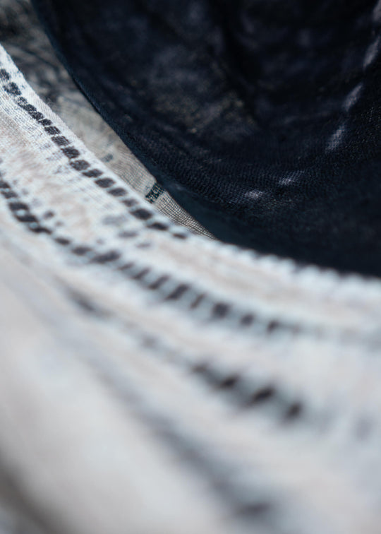 SUZUSAN Hand Woven Linen Shawl
