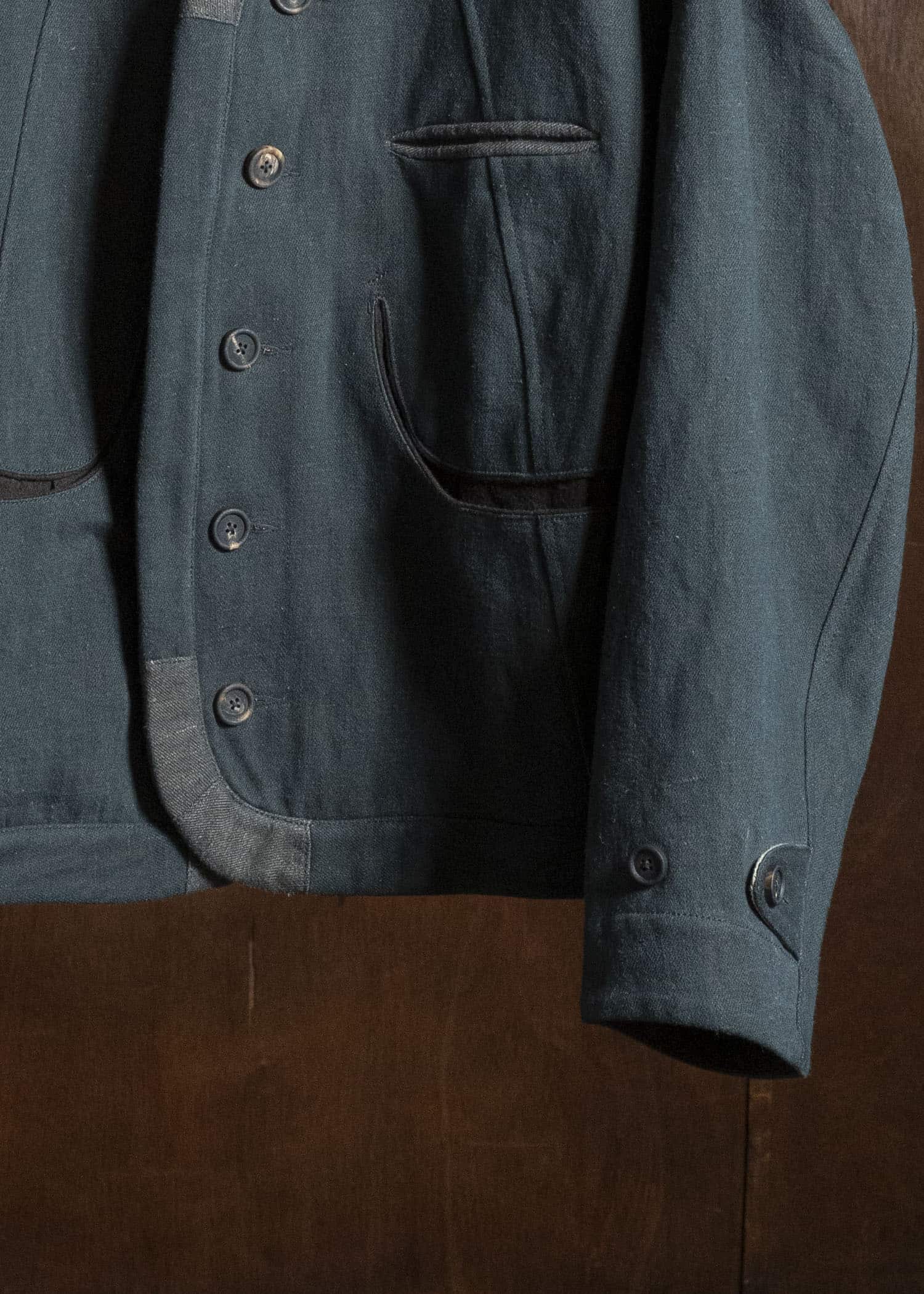 ZIGGY CHEN COLLAGED CROPPED DENIM JACKET 0M2630909