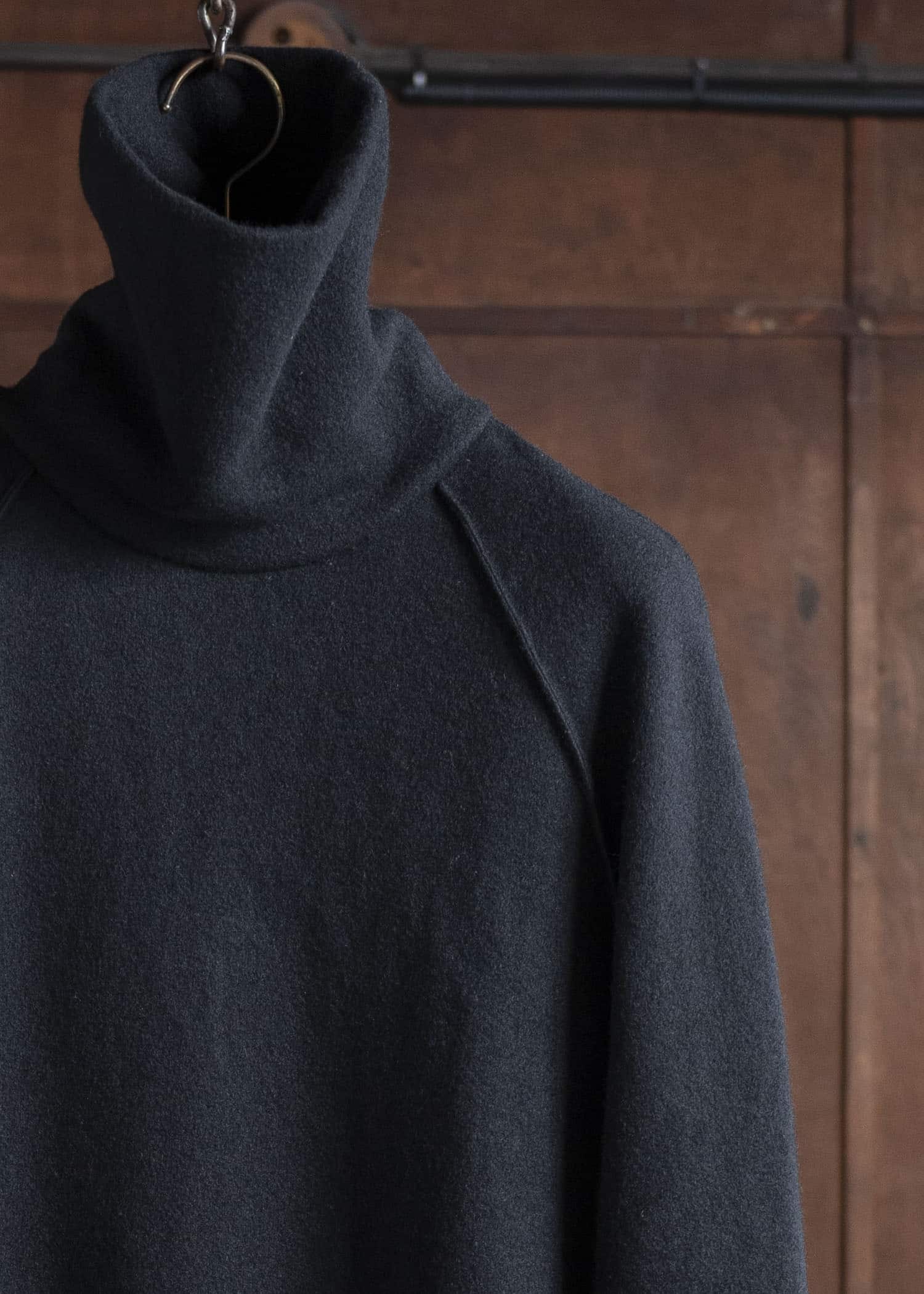 individual sentiments アナトミカルハイネックウールニットソー