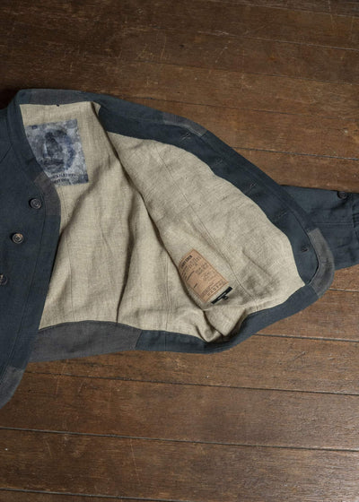 ZIGGY CHEN COLLAGED CROPPED DENIM JACKET 0M2630909
