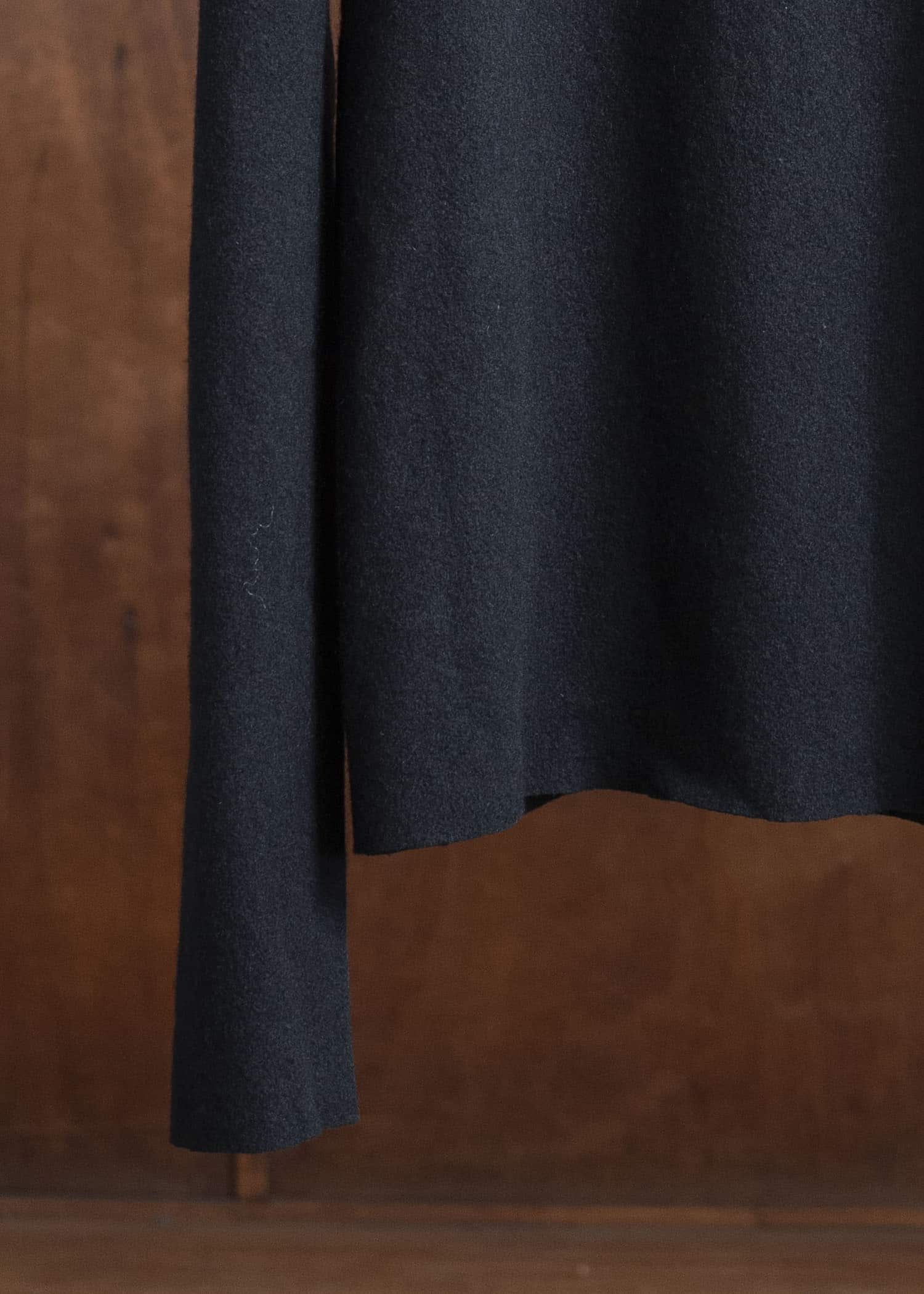 individual sentiments アナトミカルハイネックウールニットソー