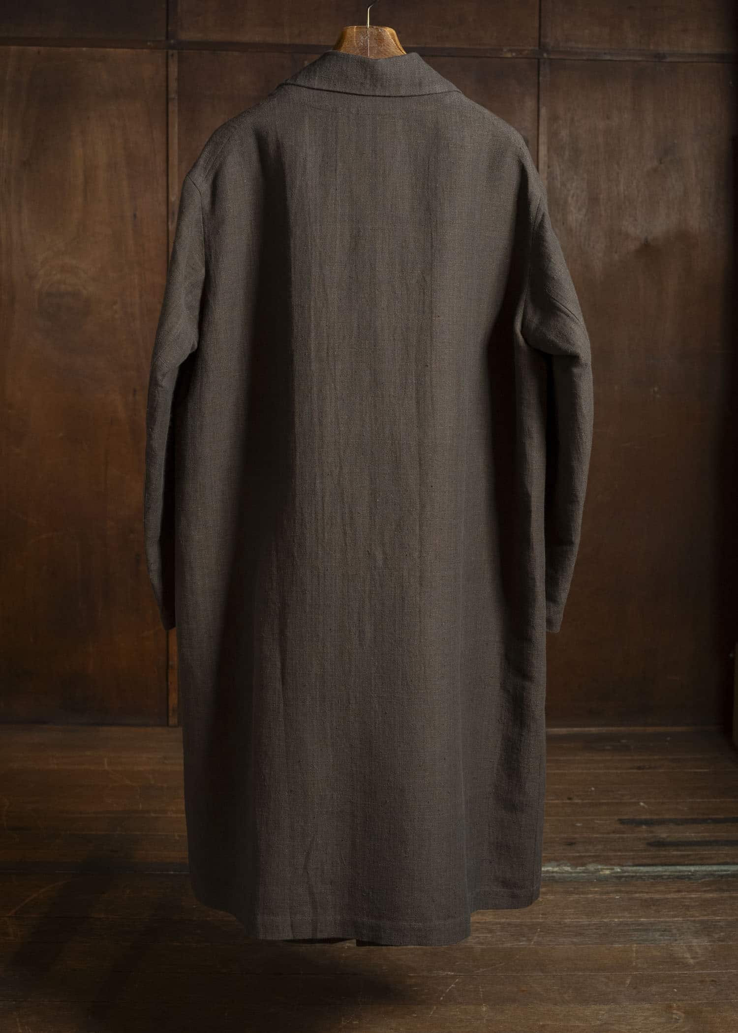 Jurgen Lehl カーディリネン平コート J0561FCM361 茶