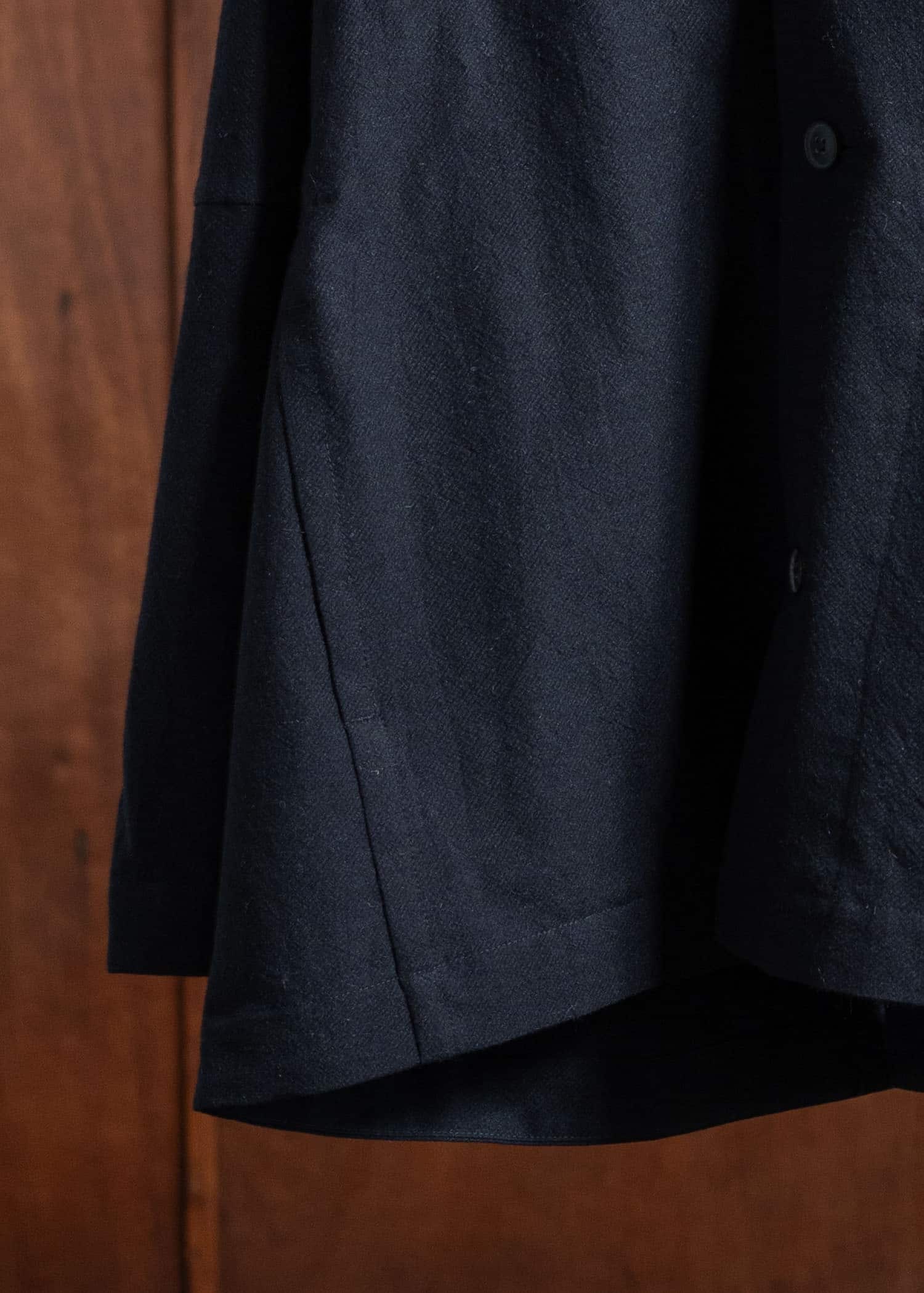 JAN-JAN VAN ESSCHE JACKET#56 Atelier Style Jacket Alpaca Wool Cotton Twill Black