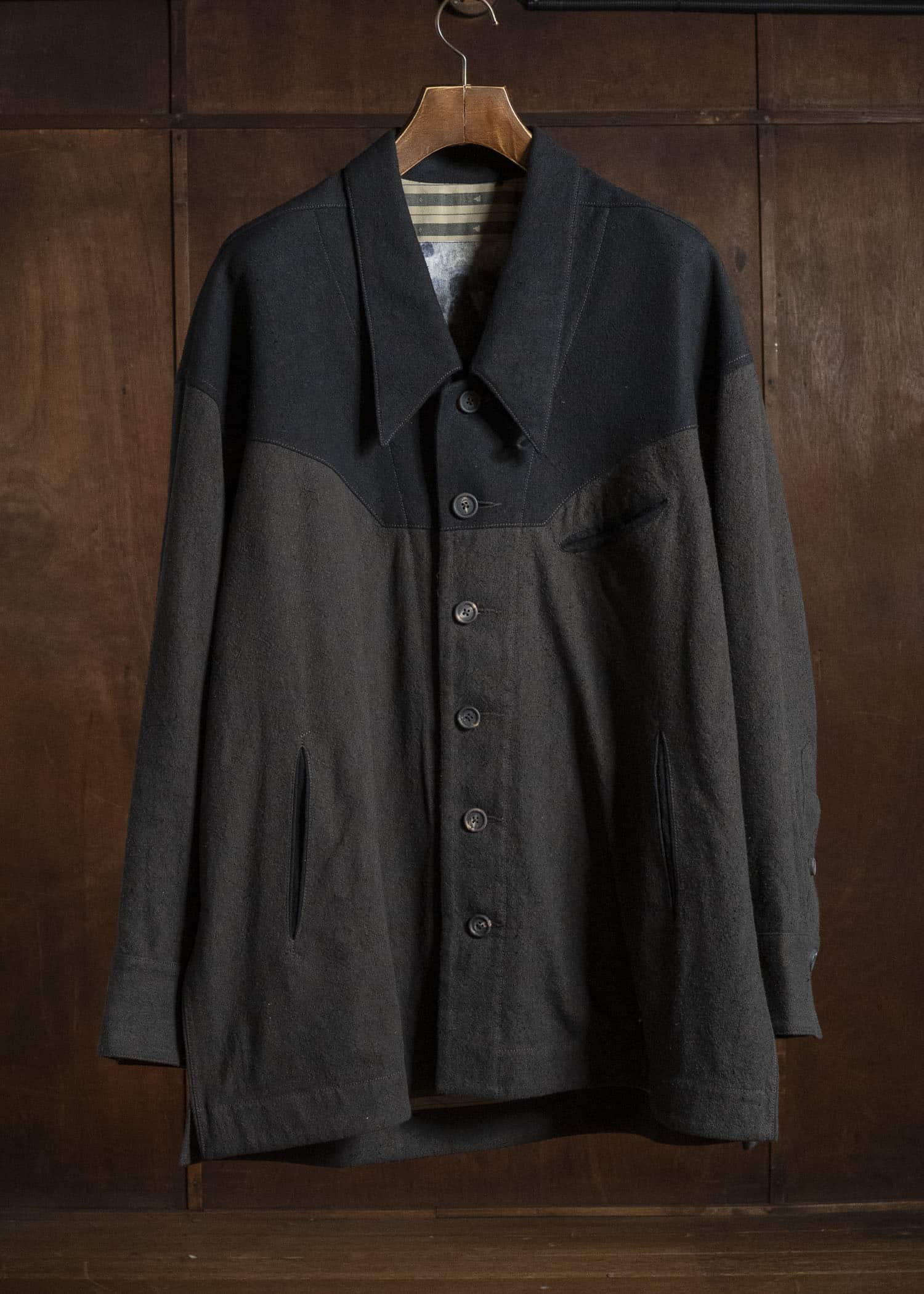 ZIGGY CHEN COLLAGED SHIRT JACKET 0M2630719