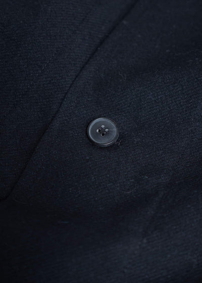 JAN-JAN VAN ESSCHE JACKET#56 Atelier Style Jacket Alpaca Wool Cotton Twill Black