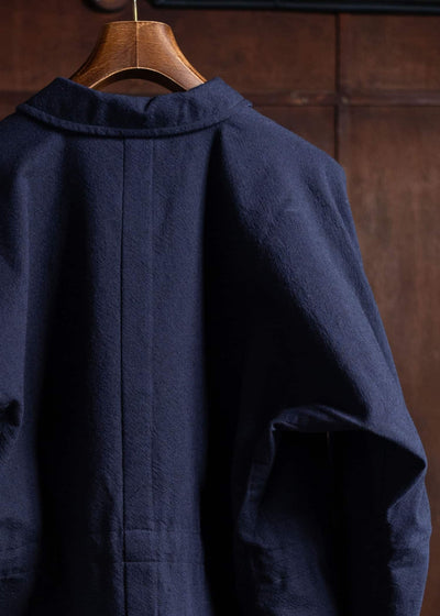 JAN-JAN VAN ESSCHE JACKET#56 Atelier Style Jacket Cotton Wool Washed Twill Midnight