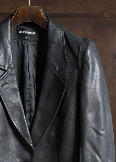 ANN DEMEULEMEESTER LEATHER JACKET