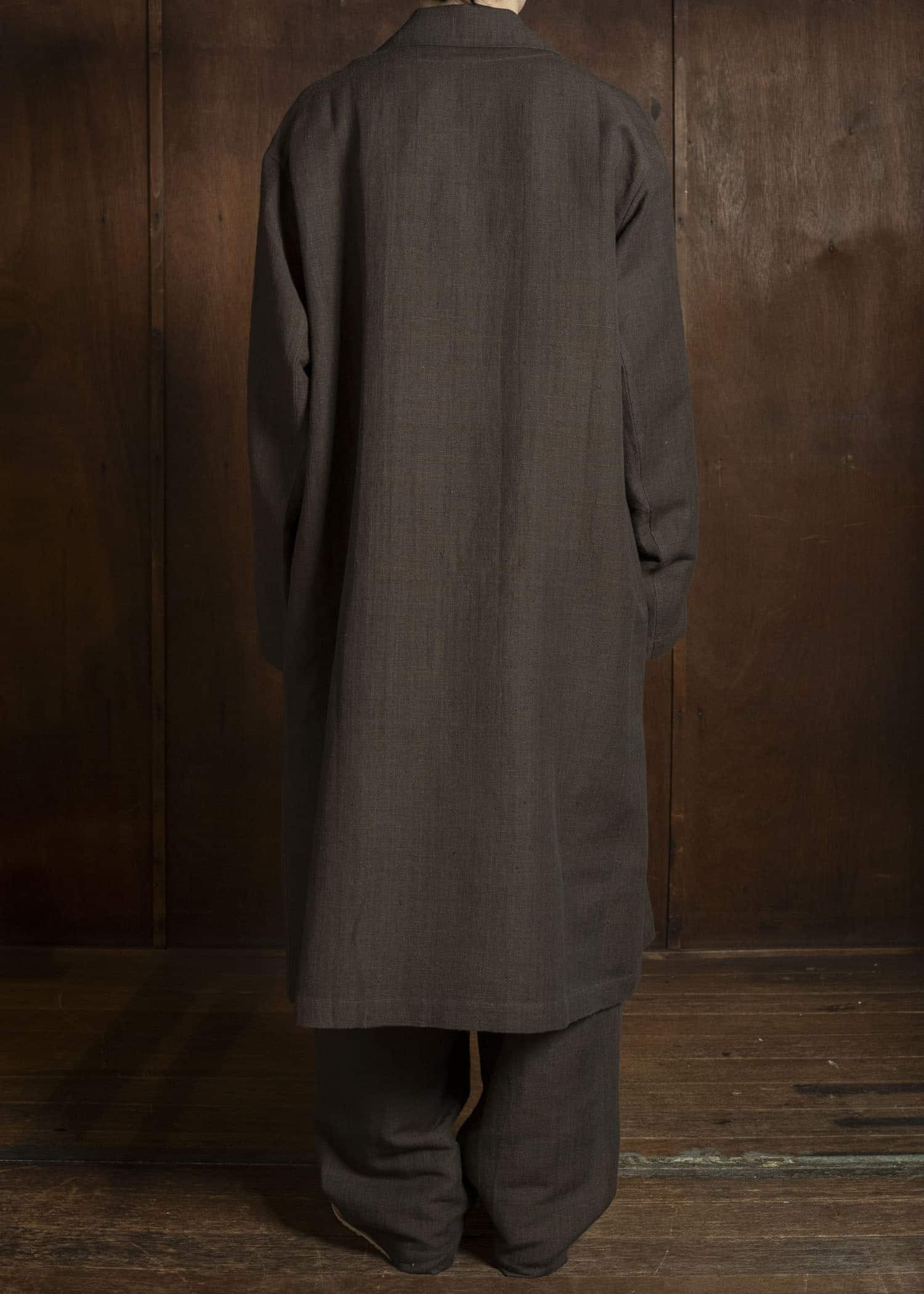 Jurgen Lehl カーディリネン平コート J0561FCM361 茶