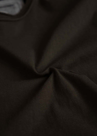 ZIGGY CHEN CLASSIC DROP SHOULDER T-SHIRT 0M2410212 Coyote Brown