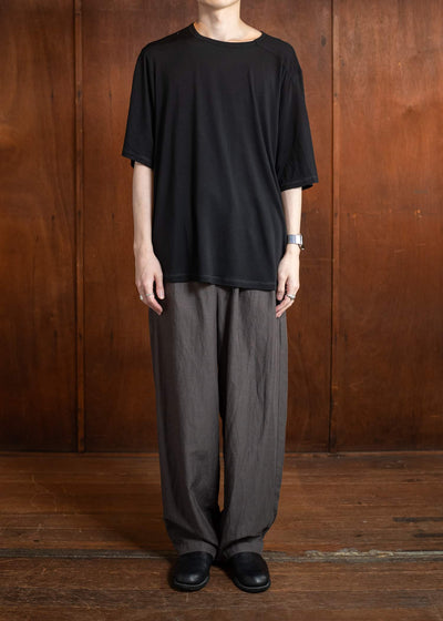 Professor.E SEMI-SHEER T-SHIRT 25SS-PE-TTS-03-BLACK