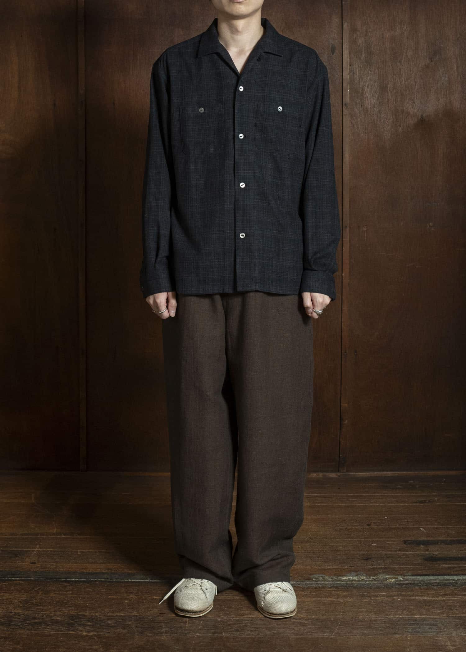 Taiga Takahashi Lot.102-Black Sir Guy Shirt Black