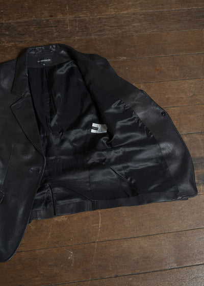 ANN DEMEULEMEESTER LEATHER JACKET
