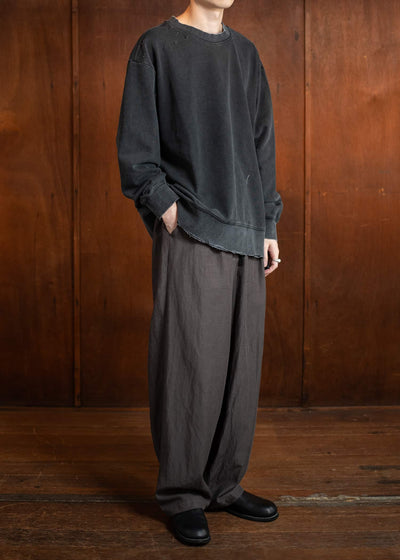 Professor.E DISTRESSED LS 25SS-PE-TTL-01-BLACK