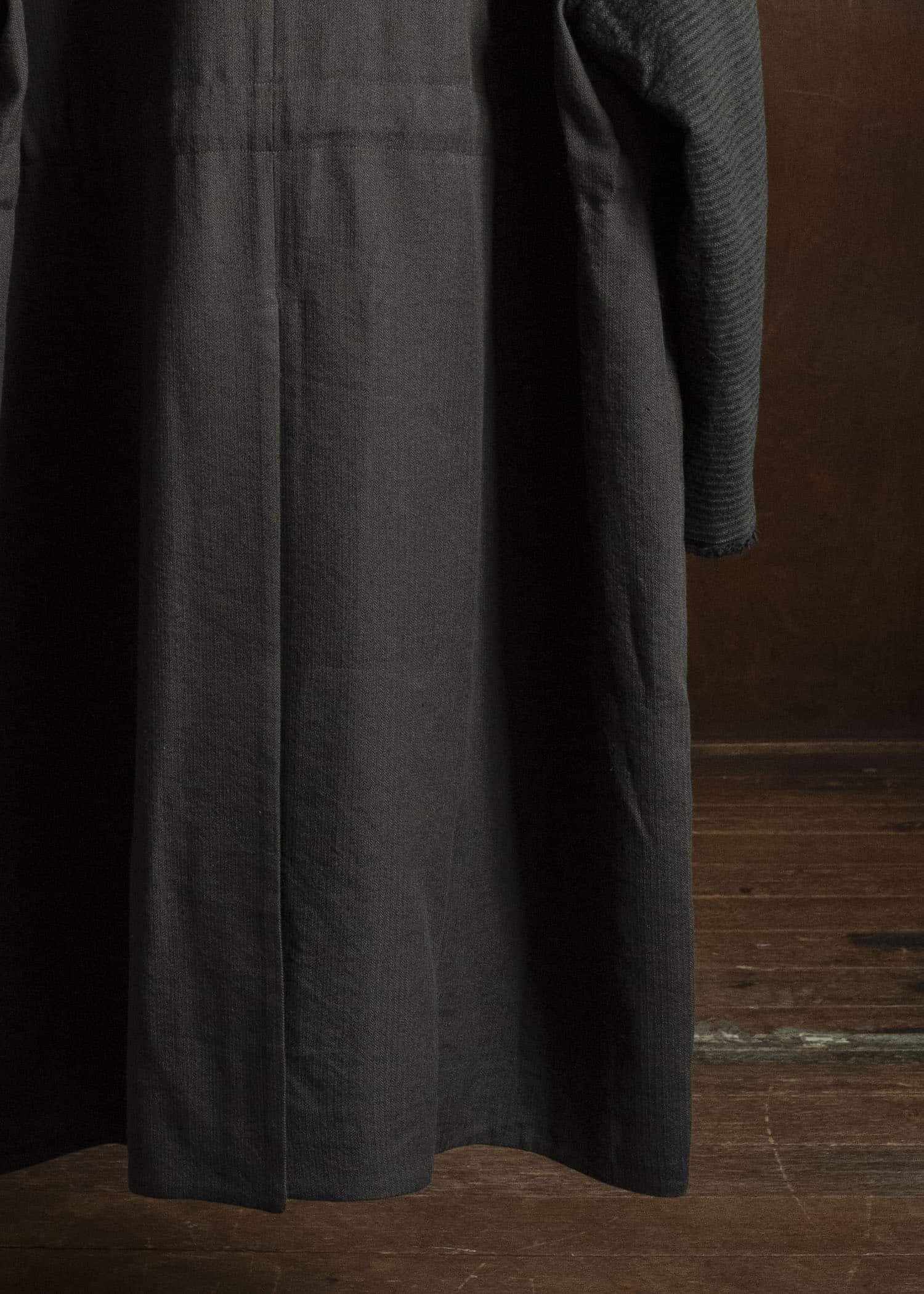 ZIGGY CHEN STAND COLLAR LONG COAT 0M2631109