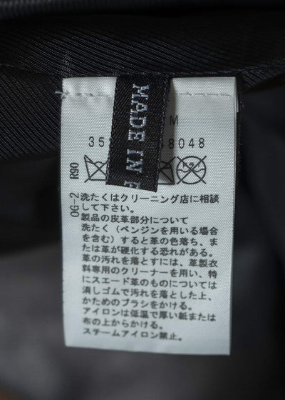 ANN DEMEULEMEESTER LEATHER JACKET