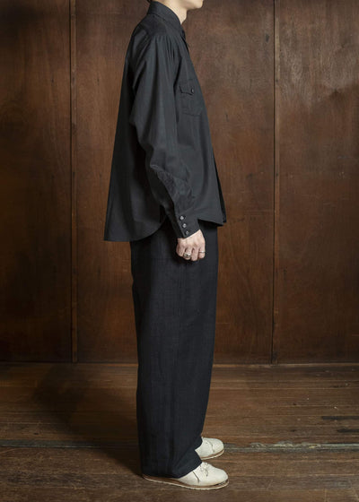 Taiga Takahashi Lot.118-Charcoal Cowboy Shirt Charcoal