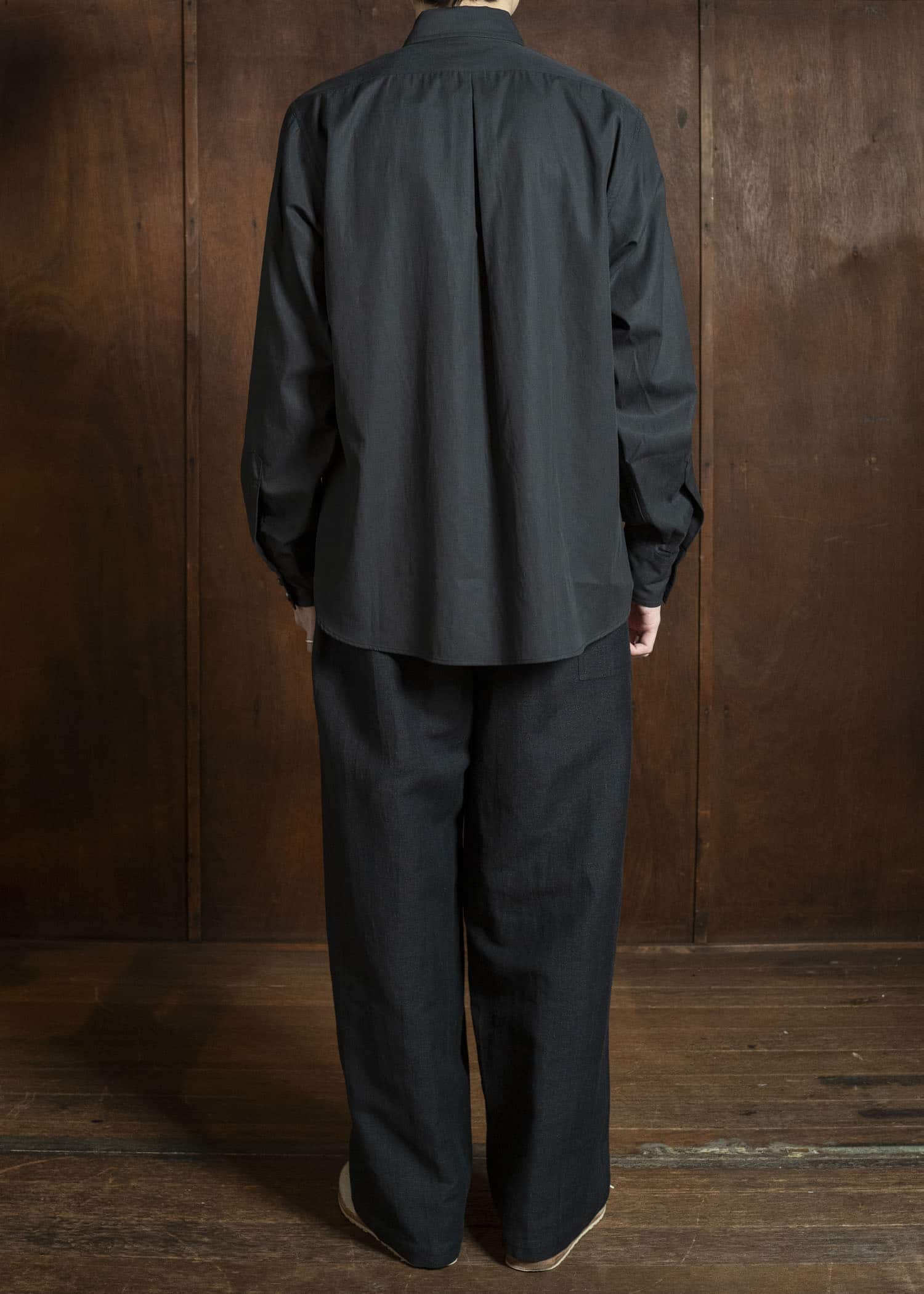 Taiga Takahashi Lot.118-Charcoal Cowboy Shirt Charcoal