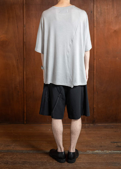 Professor.E SEMI-SHEER T-SHIRT 25SS-PE-TTS-03-GREY