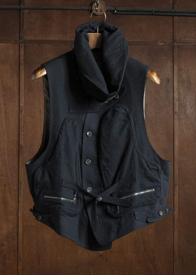 ZIGGY CHEN HIGH-NECK UTILITY VEST 0M2630102