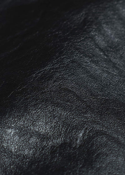 incarnation CALF LEATHER HIGH NECK VEST