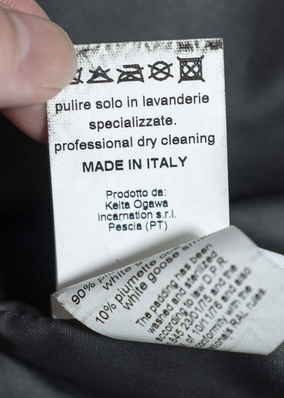 incarnation CALF LEATHER HIGH NECK VEST