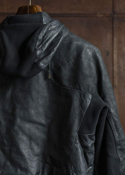 boris bidjan saberi ZIPPER22 HORSE LEATHER JACKET