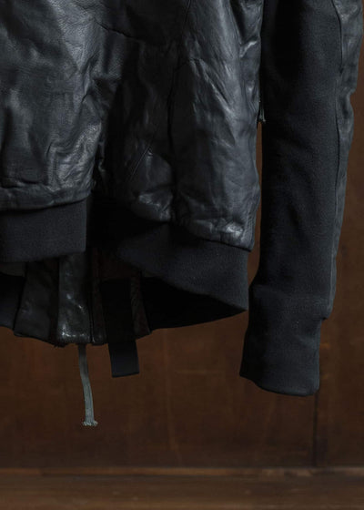 boris bidjan saberi ZIPPER22 HORSE LEATHER JACKET