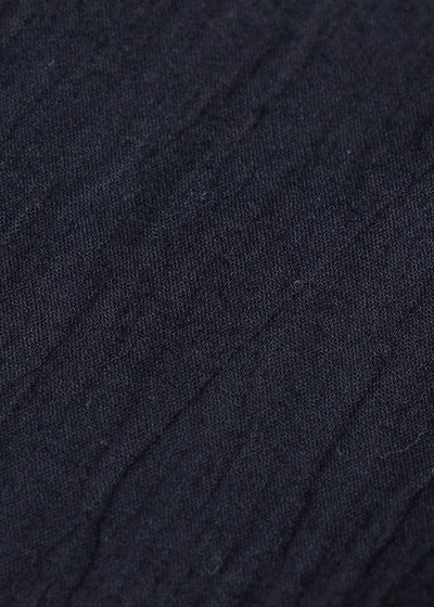 Professor.E WRINKLED-EFFECT SHIRT 24FW-PE-LSH-08-BLACK