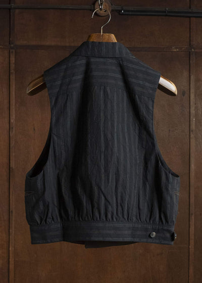 ZIGGY CHEN CROPPED DOUBLE-BREASTED GILET 0M2630110