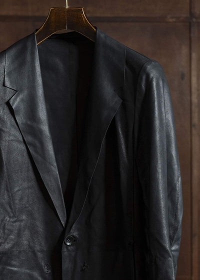 ISAMU KATAYAMA BACKLASH INDIAN GOAT LEATHER JACKET