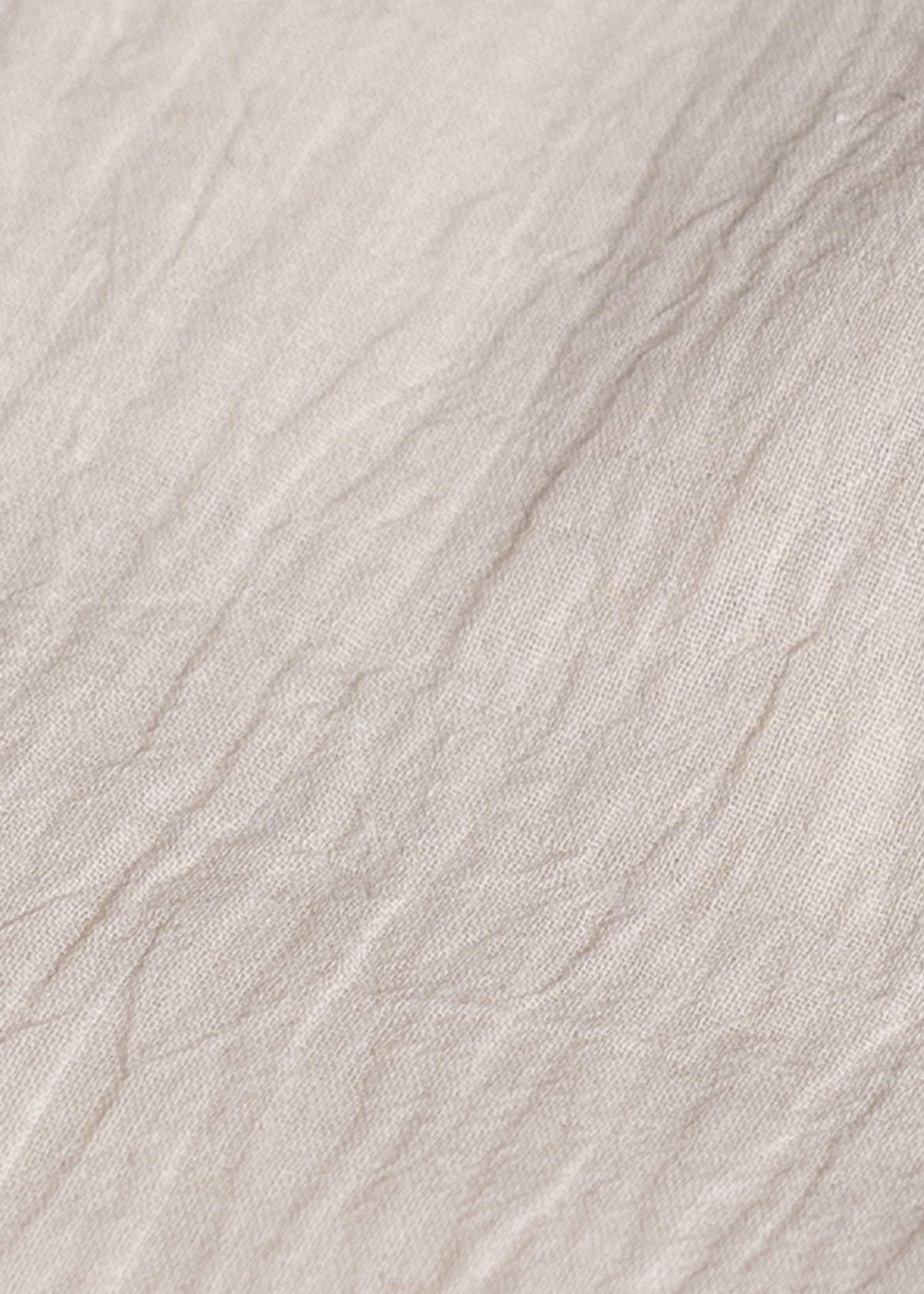 Professor.E WRINKLED-EFFECT SHIRT 24FW-PE-LSH-08-BEIGE