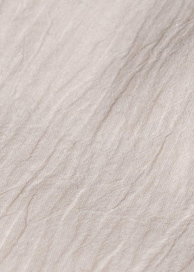 Professor.E WRINKLED-EFFECT SHIRT 24FW-PE-LSH-08-BEIGE