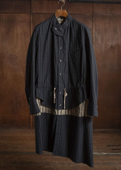 ZIGGY CHEN MANDARIN COLLAR LONG SHIRT 0M2630727