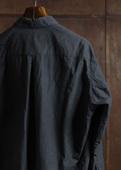KLASICA COTTON LONG SHIRT BLACK