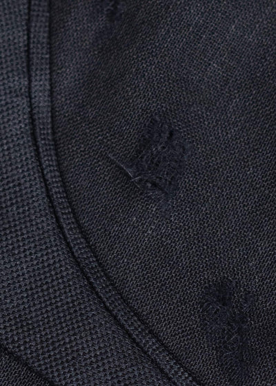 Professor.E PRICK STITCH LAYERED JKT 25SS-PE-JKT-05-BLACK