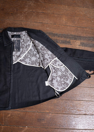 Professor.E PRICK STITCH LAYERED JKT 25SS-PE-JKT-05-BLACK