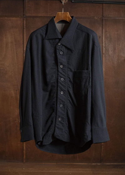 ZIGGY CHEN ASYMMETRIC COLLAR SHIRT 0M2630729