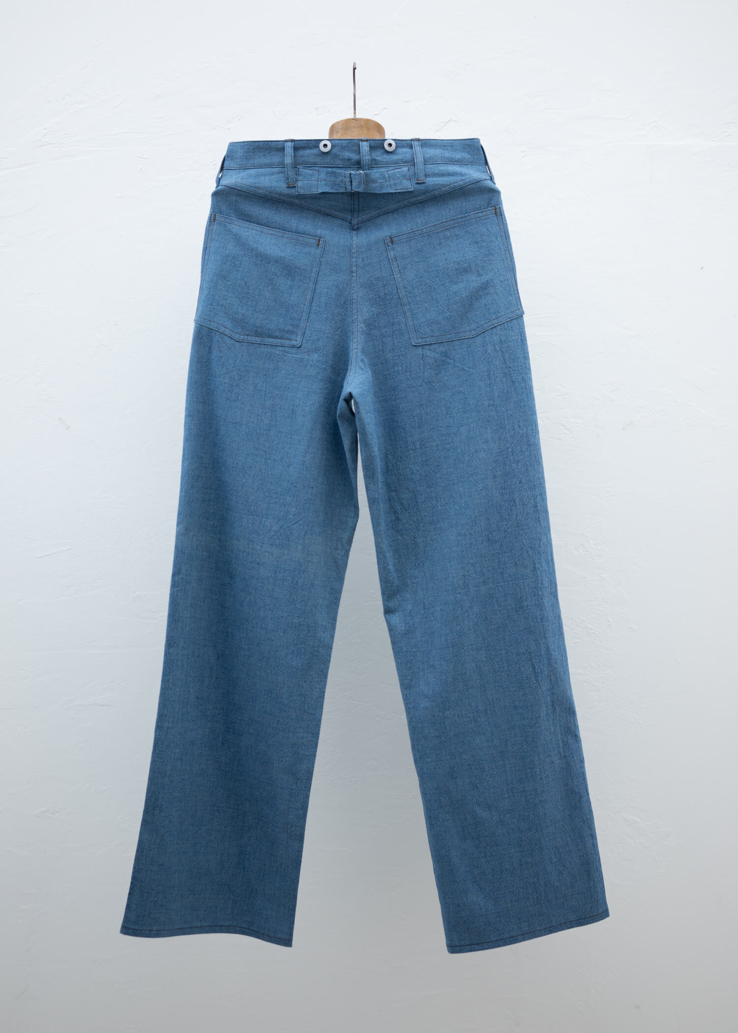 Taiga Takahashi LOT .209 BUCKLE-BACKED TROUSERS