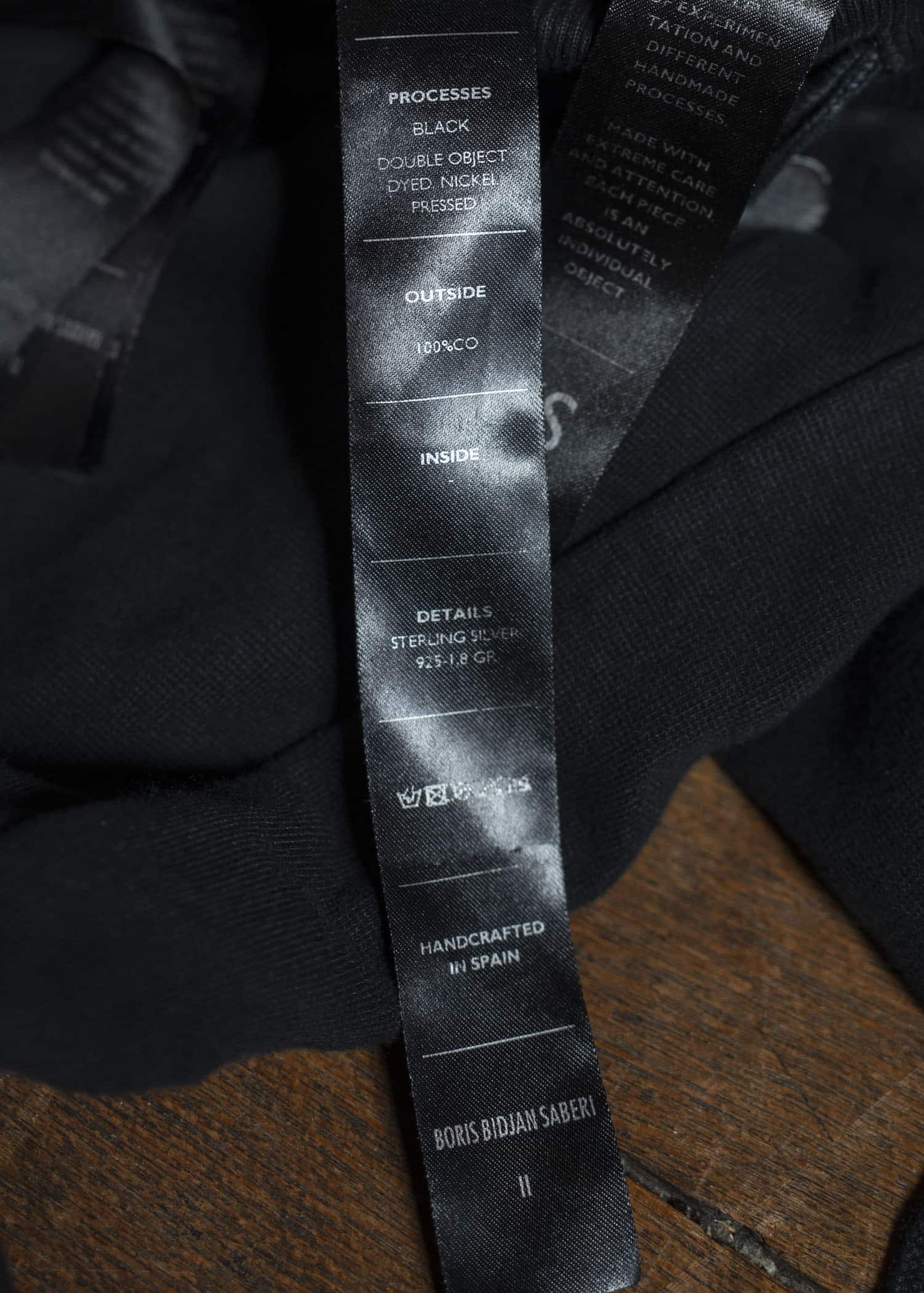 boris bidjan saberi P18 HEAVY JERSEY PANTS