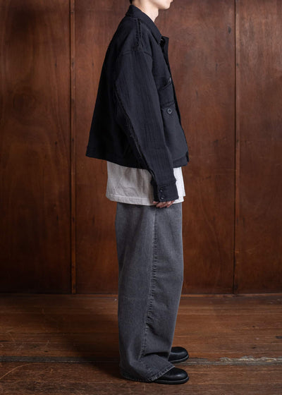 Professor.E IMPROPER JKT 25SS-PE-JKT-10-BLACK