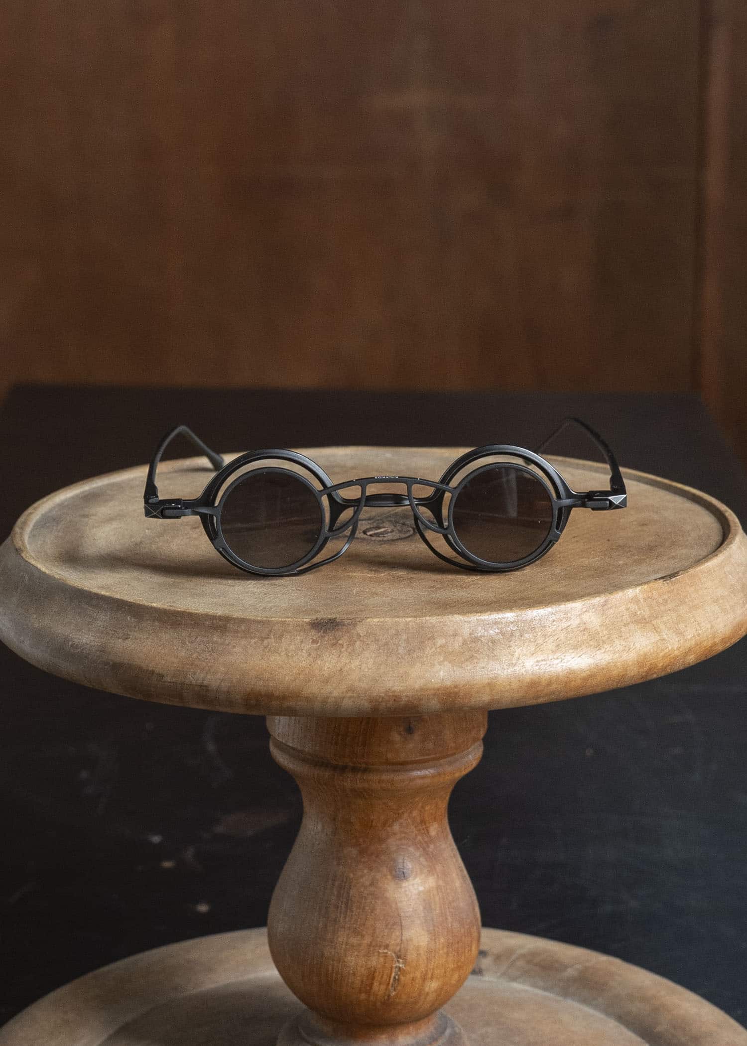 RIGARDS RG0105TI BOX SET ANTIQUE BLACK (FRAME) x BLACK + GREEN (CLIP) x DARK GRAY (LENS)ANTIQUE BLACK (FRAME) x BLACK + GREEN (CLIP) x DARK GRAY (LENS)