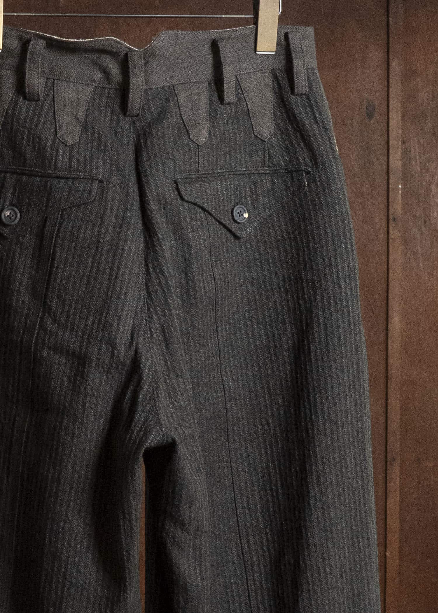 ZIGGY CHEN COLLAGED TROUSERS 0M2630553