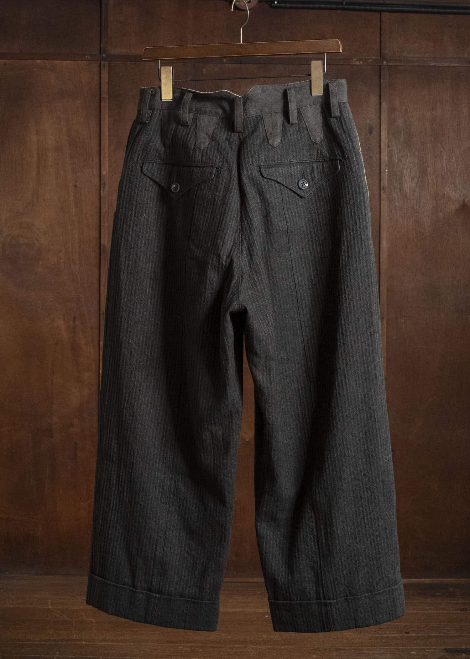 ZIGGY CHEN COLLAGED TROUSERS 0M2630553