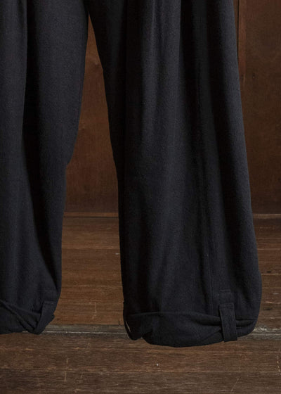 ZIGGY CHEN WIDE-LEG TROUSERS WITH PULL TABS 0M2630514