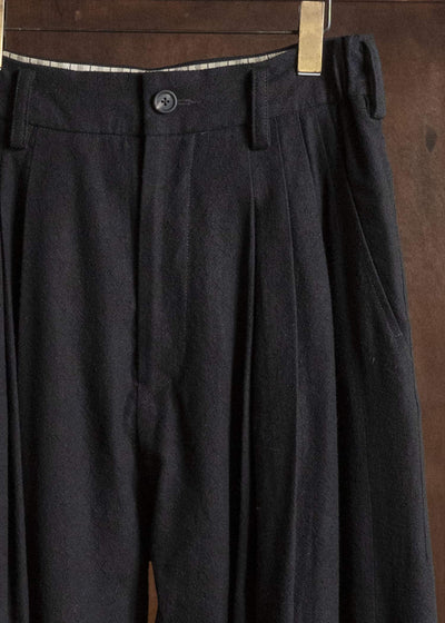 ZIGGY CHEN WIDE-LEG TROUSERS WITH PULL TABS 0M2630514