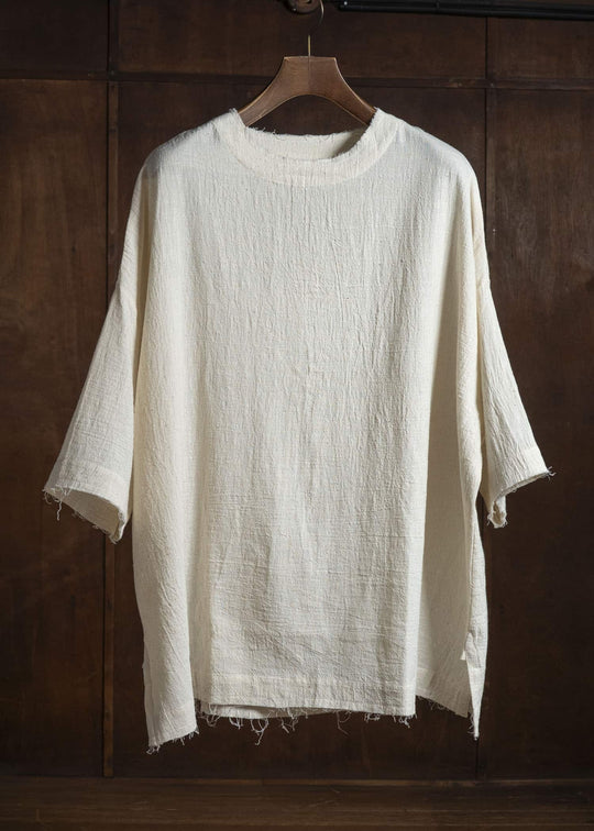 Gathering Textiles Beekeeper T-Shirt Organic Kala Cotton , Natural Finish BKS01-KC-CR