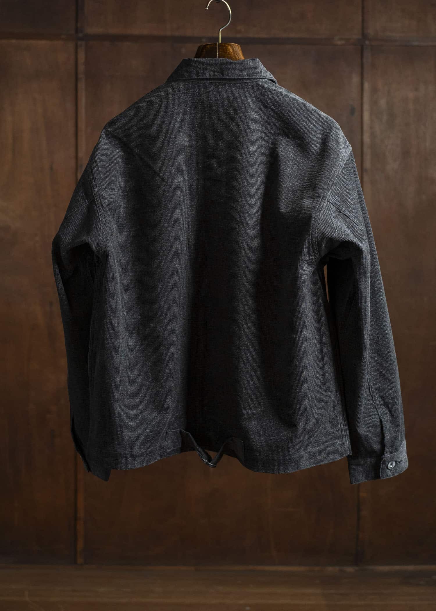 Taiga Takahashi Lot.303-Melange Brown Cover all Jacket Melange Charcoal