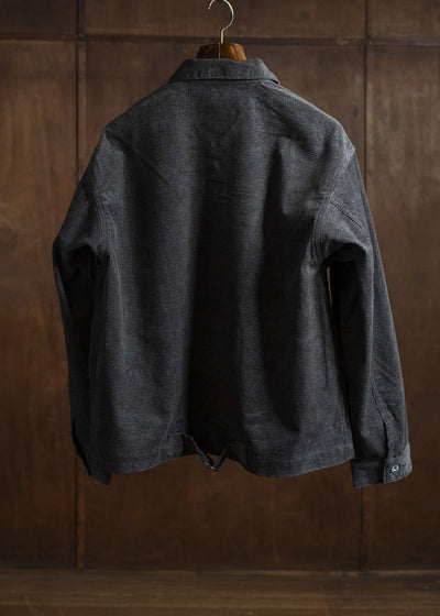 Taiga Takahashi Lot.303-Melange Brown Cover all Jacket  Melange Charcoal