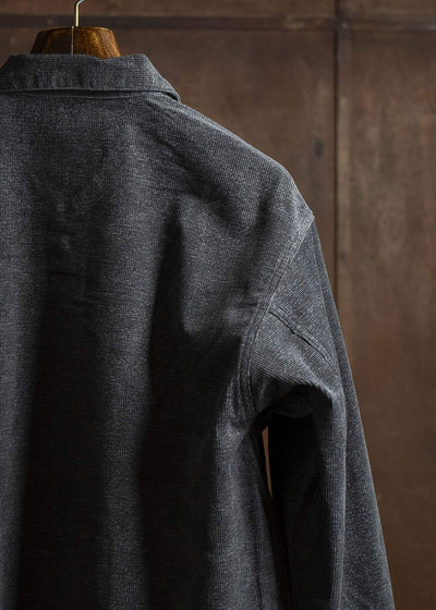 Taiga Takahashi Lot.303-Melange Brown Cover all Jacket  Melange Charcoal